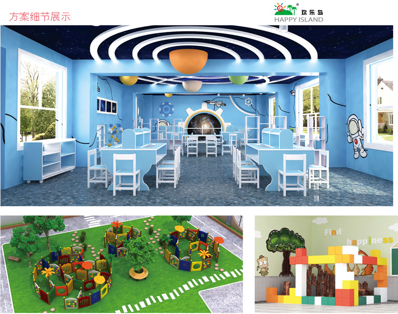 現(xiàn)代化風格-幼兒園整體裝修方案1