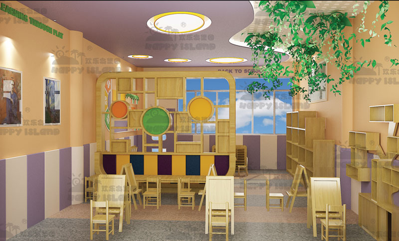 桂林市建軍幼兒園美術室效果