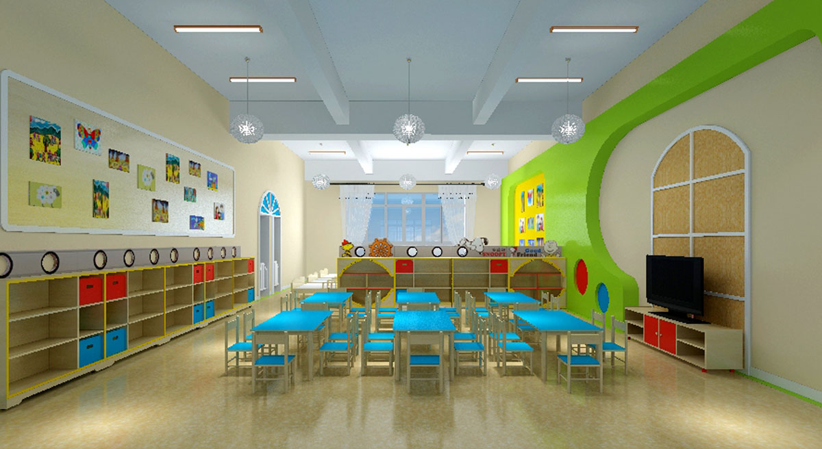 1500㎡現(xiàn)代風(fēng)幼兒園設(shè)計(jì)，將自由還給孩子