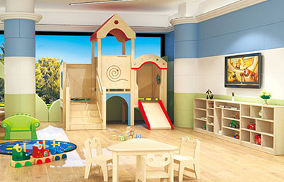 幼兒園室內(nèi)木質(zhì)滑梯廠家批發(fā)可定做 歡樂(lè)島品牌小博士